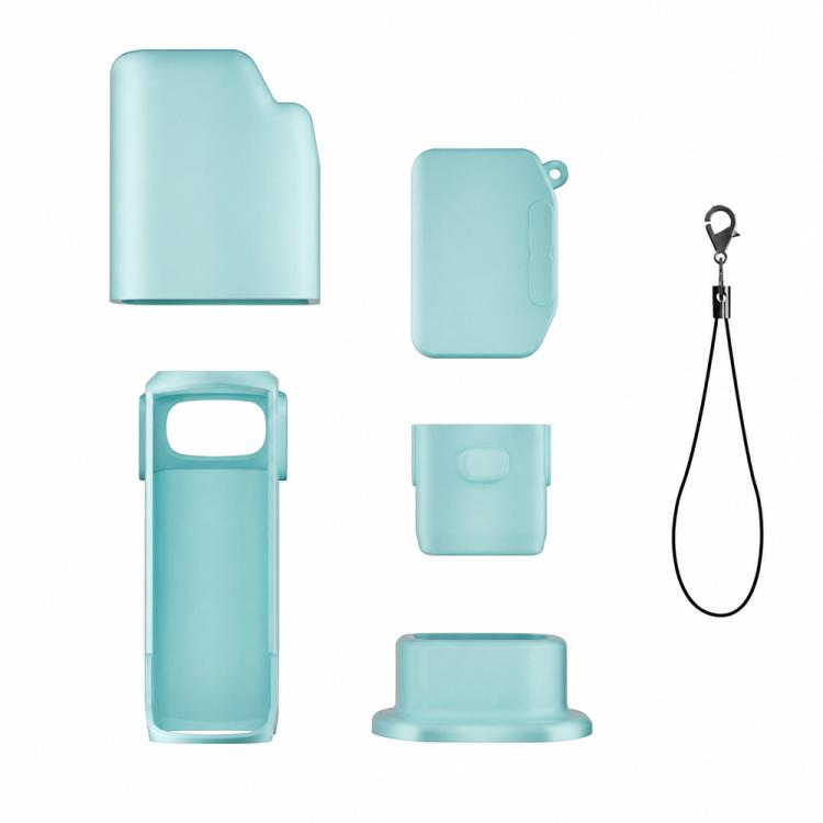 Kit di custodie protettive in silicone 6 in 1 con cinturino anti-smarrimento, copertura completa per fotocamera., For Insta360 Luna Ultra