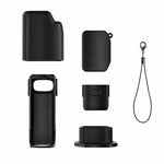 Kit di custodie protettive in silicone 6 in 1 con cinturino anti-smarrimento, copertura completa per fotocamera., For Insta360 Luna Ultra