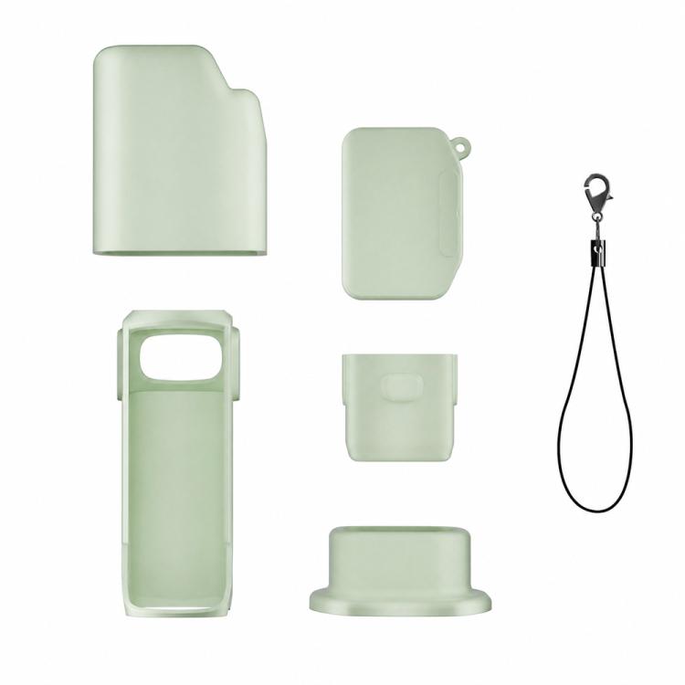 Kit di custodie protettive in silicone 6 in 1 con cinturino anti-smarrimento, copertura completa per fotocamera., For Insta360 Luna Ultra