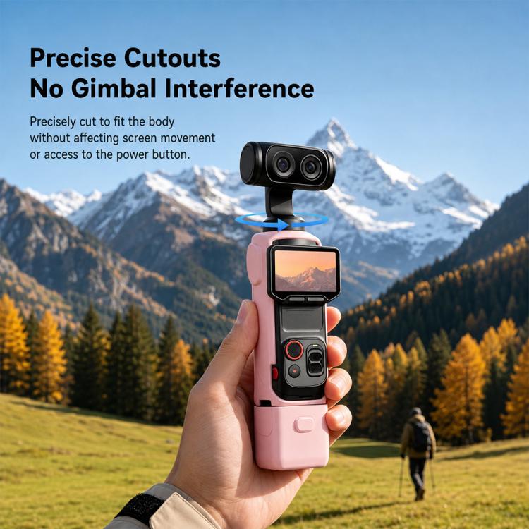 Kit di custodie protettive in silicone 6 in 1 con cinturino anti-smarrimento, copertura completa per fotocamera., For Insta360 Luna Ultra