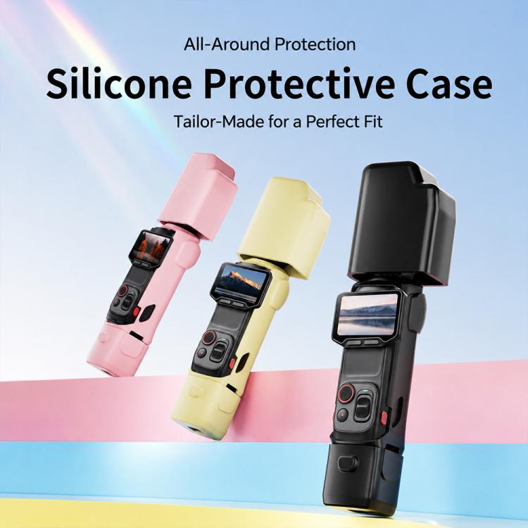 Kit di custodie protettive in silicone 6 in 1 con cinturino anti-smarrimento, copertura completa per fotocamera., For Insta360 Luna Ultra