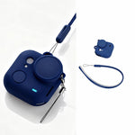 Custodia protettiva integrale in silicone per fotocamera con tracolla e cinghia anti-smarrimento per l'obiettivo., For Insta360 Go Ultra