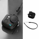 Custodia protettiva integrale in silicone per fotocamera con tracolla e cinghia anti-smarrimento per l'obiettivo., For Insta360 Go Ultra
