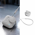 Custodia protettiva integrale in silicone per fotocamera con tracolla e cinghia anti-smarrimento per l'obiettivo., For Insta360 Go Ultra