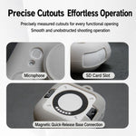 Custodia protettiva integrale in silicone per fotocamera con tracolla e cinghia anti-smarrimento per l'obiettivo., For Insta360 Go Ultra