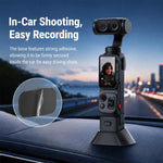 Base di montaggio in silicone antiscivolo per fotocamera, supporto fisso per espansione., For Insta360 Luna Ultra