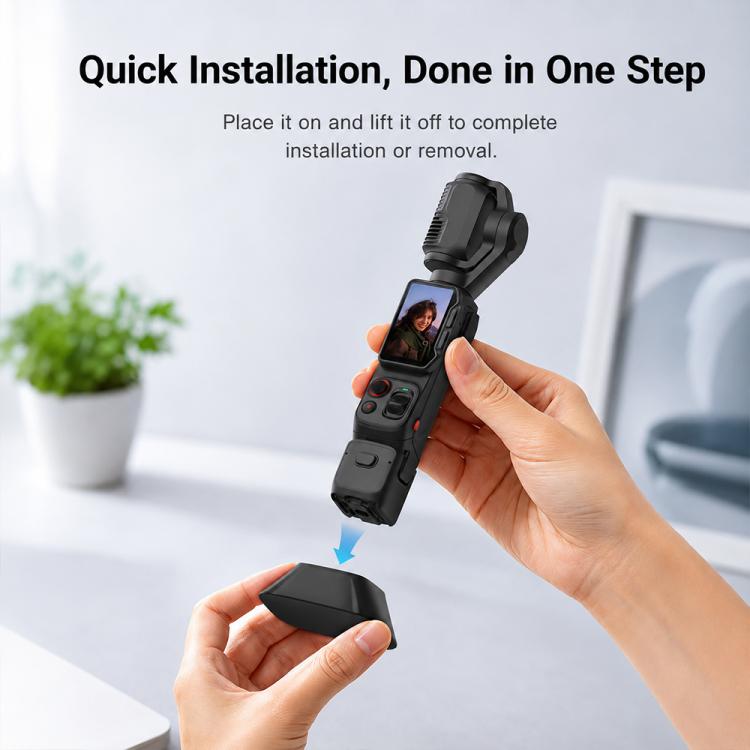 Base di montaggio in silicone antiscivolo per fotocamera, supporto fisso per espansione., For Insta360 Luna Ultra