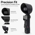 Paraluce, protezione antiriflesso per obiettivo, copertura protettiva antigraffio, For Insta360 Luna Ultra