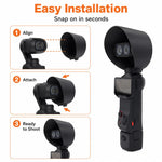 Paraluce, protezione antiriflesso per obiettivo, copertura protettiva antigraffio, For Insta360 Luna Ultra