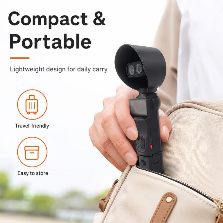 Paraluce, protezione antiriflesso per obiettivo, copertura protettiva antigraffio, For Insta360 Luna Ultra