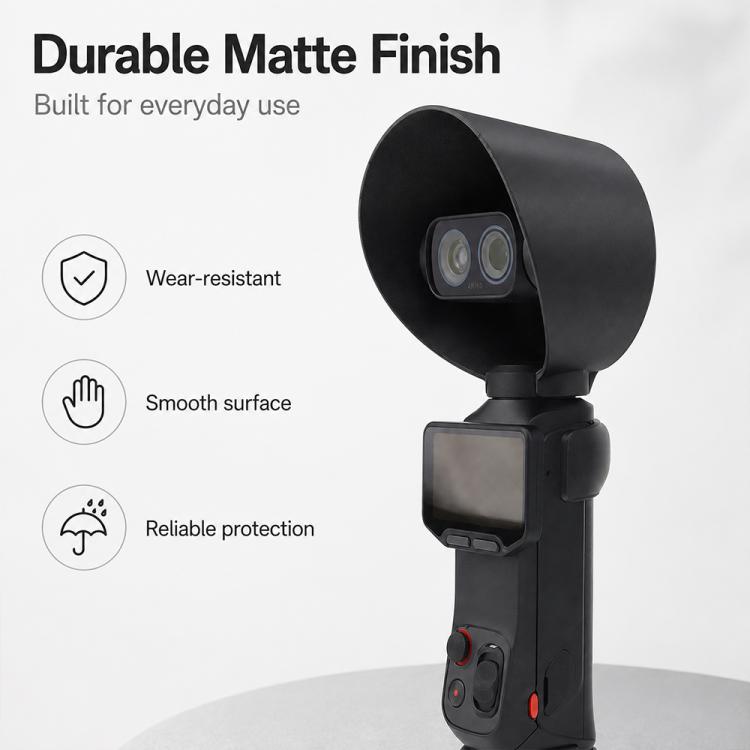Paraluce, protezione antiriflesso per obiettivo, copertura protettiva antigraffio, For Insta360 Luna Ultra