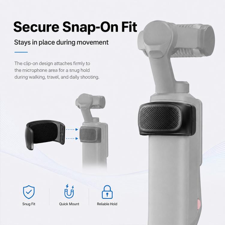 Copertura antivento per microfono, riduzione del rumore, parabrezza, For Insta360 Luna Ultra
