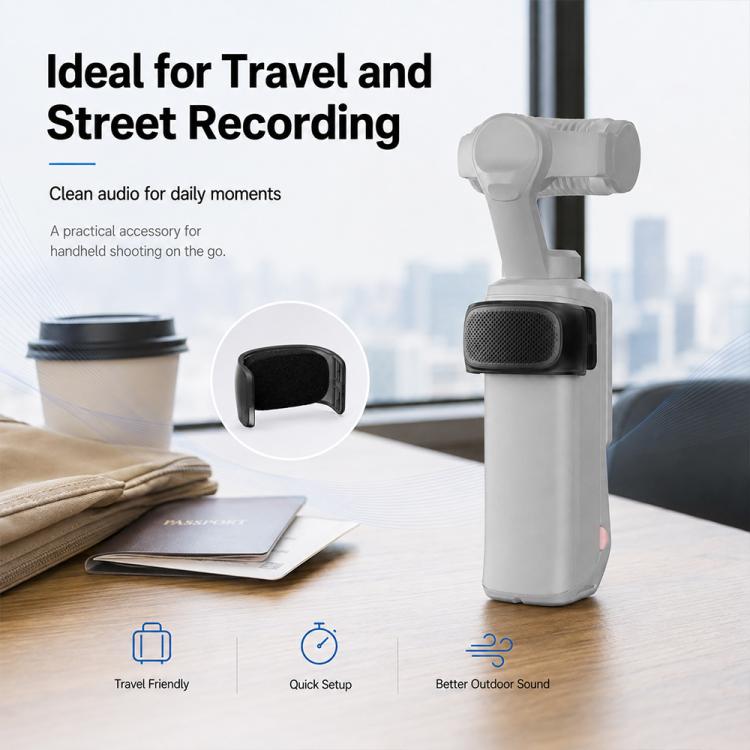 Copertura antivento per microfono, riduzione del rumore, parabrezza, For Insta360 Luna Ultra