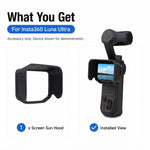Parasole per schermo, protezione antiriflesso per lo schermo, For Insta360 Luna Ultra
