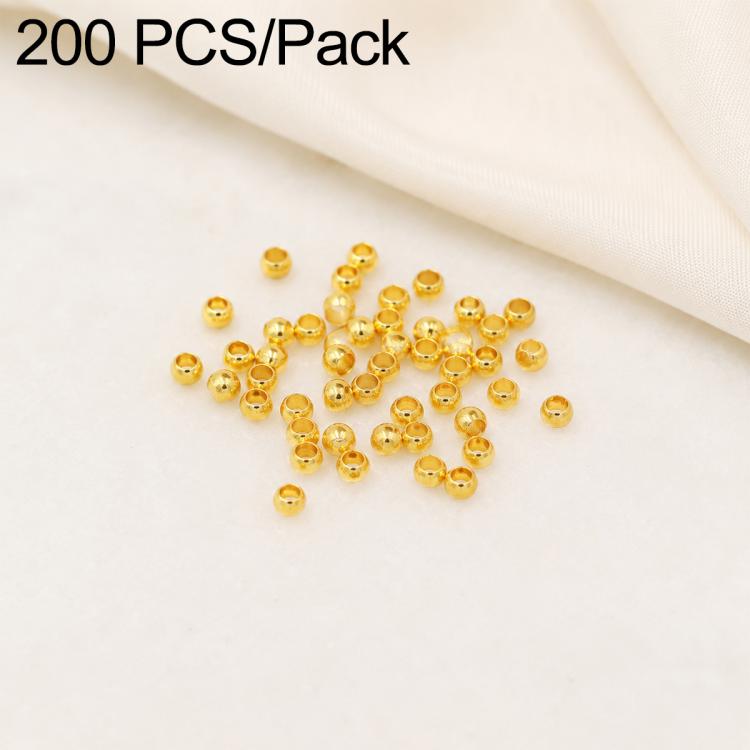 Confezione da 200 perline di bloccaggio a crimpare in rame ecologico antiossidante per la creazione di gioielli fai da te., 1.5mm Stopper Hole 0.8mm, 2mm Stopper Hole 1mm, 2.5mm Stopper Hole 1.5mm, 3mm Stopper Hole 1.7mm