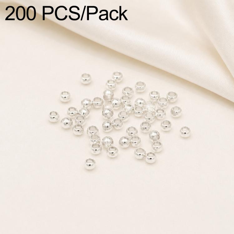 Confezione da 200 perline di bloccaggio a crimpare in rame ecologico antiossidante per la creazione di gioielli fai da te., 1.5mm Stopper Hole 0.8mm, 2mm Stopper Hole 1mm, 2.5mm Stopper Hole 1.5mm, 3mm Stopper Hole 1.7mm