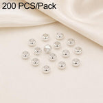Confezione da 200 perline di bloccaggio a crimpare in rame ecologico antiossidante per la creazione di gioielli fai da te., 1.5mm Stopper Hole 0.8mm, 2mm Stopper Hole 1mm, 2.5mm Stopper Hole 1.5mm, 3mm Stopper Hole 1.7mm