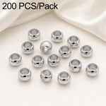 Confezione da 200 perline di bloccaggio a crimpare in rame ecologico antiossidante per la creazione di gioielli fai da te., 1.5mm Stopper Hole 0.8mm, 2mm Stopper Hole 1mm, 2.5mm Stopper Hole 1.5mm, 3mm Stopper Hole 1.7mm