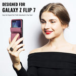 Custodia per telefono AutSpace A02 con doppia fibbia magnetica e protezione RFID., For Galaxy Z Flip8 5G, For Galaxy Z Flip7 5G, For Galaxy Z Fold6 5G, For Galaxy Z Fold5 5G