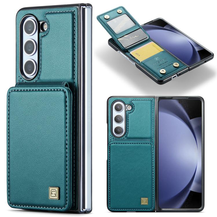 Custodia per telefono AutSpace A02 con doppia fibbia magnetica e protezione RFID., For Galaxy Z Flip8 5G, For Galaxy Z Flip7 5G, For Galaxy Z Fold6 5G, For Galaxy Z Fold5 5G