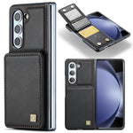 Custodia per telefono AutSpace A02 con doppia fibbia magnetica e protezione RFID., For Galaxy Z Flip8 5G, For Galaxy Z Flip7 5G, For Galaxy Z Fold6 5G, For Galaxy Z Fold5 5G