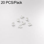 20 pezzi/confezione Perline distanziatrici in rame placcato oro, connettori terminali per gioielli fai da te, Deluxe 2.5mm Hole 1mm, Deluxe 3.2mm Hole 1.2mm
