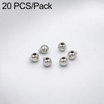 20 pezzi/confezione Perline distanziatrici in rame placcato oro, connettori terminali per gioielli fai da te, Deluxe 2.5mm Hole 1mm, Deluxe 3.2mm Hole 1.2mm