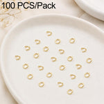 Confezione da 100 anelli di congiunzione aperti per la creazione di gioielli fai da te., Open Loop 0.6x3.5mm, Open Loop 0.7x4mm, Open Loop 0.8x5mm, Open Loop 0.9x6mm