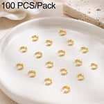 Confezione da 100 anelli di congiunzione aperti per la creazione di gioielli fai da te., Open Loop 0.6x3.5mm, Open Loop 0.7x4mm, Open Loop 0.8x5mm, Open Loop 0.9x6mm