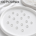 Confezione da 100 anelli di congiunzione aperti per la creazione di gioielli fai da te., Open Loop 0.6x3.5mm, Open Loop 0.7x4mm, Open Loop 0.8x5mm, Open Loop 0.9x6mm
