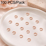 Confezione da 100 anelli di congiunzione aperti per la creazione di gioielli fai da te., Open Loop 0.6x3.5mm, Open Loop 0.7x4mm, Open Loop 0.8x5mm, Open Loop 0.9x6mm