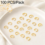 Confezione da 100 anelli di congiunzione aperti per la creazione di gioielli fai da te., Open Loop 0.6x3.5mm, Open Loop 0.7x4mm, Open Loop 0.8x5mm, Open Loop 0.9x6mm