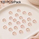 Confezione da 100 anelli di congiunzione aperti per la creazione di gioielli fai da te., Open Loop 1.0x7mm, Open Loop 1.0x8mm, Open Loop 1.2x8mm, Open Loop 1.2x10mm