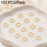 Confezione da 100 anelli di congiunzione aperti per la creazione di gioielli fai da te., Open Loop 1.0x7mm, Open Loop 1.0x8mm, Open Loop 1.2x8mm, Open Loop 1.2x10mm