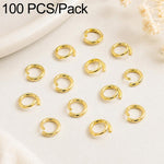 Confezione da 100 anelli di congiunzione aperti per la creazione di gioielli fai da te., Open Loop 1.0x7mm, Open Loop 1.0x8mm, Open Loop 1.2x8mm, Open Loop 1.2x10mm
