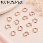 Confezione da 100 anelli di congiunzione aperti per la creazione di gioielli fai da te., Open Loop 1.0x7mm, Open Loop 1.0x8mm, Open Loop 1.2x8mm, Open Loop 1.2x10mm