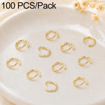 Confezione da 100 anelli di congiunzione aperti per la creazione di gioielli fai da te., Open Loop 1.0x7mm, Open Loop 1.0x8mm, Open Loop 1.2x8mm, Open Loop 1.2x10mm