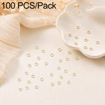 Confezione da 100 anelli di congiunzione aperti per la creazione di gioielli fai da te., Flat-Cut Loop 0.5x3mm, Flat-Cut Loop 0.5x4mm, Flat-Cut Loop 0.6x3.5mm, Flat-Cut  Loop 0.7x4mm