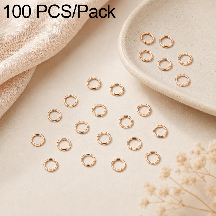 Confezione da 100 anelli di congiunzione aperti per la creazione di gioielli fai da te., Flat-Cut Loop 0.5x3mm, Flat-Cut Loop 0.5x4mm, Flat-Cut Loop 0.6x3.5mm, Flat-Cut  Loop 0.7x4mm