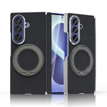 Custodia per telefono KASHI con doppia cerniera galvanizzata e supporto magnetico a rotazione a 360°., For Galaxy Z Fold8 5G, For Galaxy Z Fold8 Ultra 5G, For Galaxy Z Fold7 5G