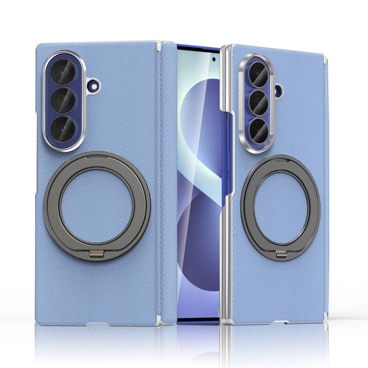 Custodia per telefono KASHI con doppia cerniera galvanizzata e supporto magnetico a rotazione a 360°., For Galaxy Z Fold8 5G, For Galaxy Z Fold8 Ultra 5G, For Galaxy Z Fold7 5G