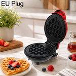 Mini macchina per waffle domestica, macchina per pane per la colazione, macchina per sandwich, AU Plug, EU Plug, UK Plug, US Plug