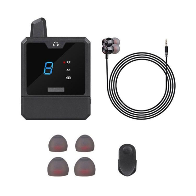 Sistema di monitoraggio wireless UHF professionale con ricevitore per monitoraggio audio in tempo reale., 1 x Receiver, 2 x Receiver, 3 x Receiver