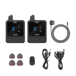 Sistema di monitoraggio wireless UHF professionale con ricevitore per monitoraggio audio in tempo reale., 1 x Receiver, 2 x Receiver, 3 x Receiver
