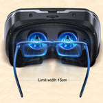 VR SHINECON G02ED Earphone Edition Occhiali VR per telefoni da 4,7-6 pollici, G18+052, G18+053, G18+B01, G18+B03, G18+C8S with Holder, G18+Y1 White, G18+Y1 Black