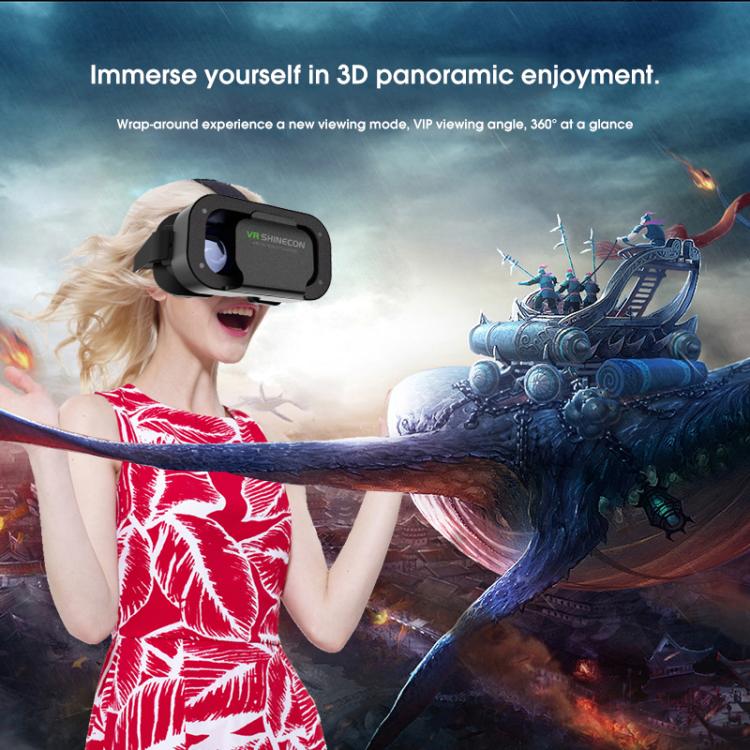 Occhiali VR SHINECON G05NA per smartphone da 4,7 a 6,2 pollici, G05NA Host, G05NA+052, G05NA+B01, G05NA+B03, G05NA+Y1 Black