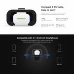 Occhiali VR SHINECON G05A per smartphone da 4,7-6,5 pollici, G05A Host, G05A+B03, G05A+Y1 White, G05A+Y1 Black