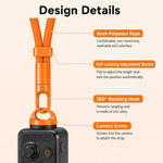 Set XDcase 4 in 1 con cinturino da polso e cordino per fotocamera, compatibile con Insta360, DJI OSMO, reflex digitali e action cam.