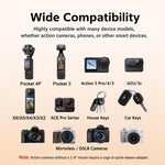 Set XDcase 4 in 1 con cinturino da polso e cordino per fotocamera, compatibile con Insta360, DJI OSMO, reflex digitali e action cam.