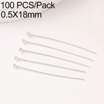 Confezione da 100 spilli a testa sferica in rame placcato oro per la creazione di gioielli fai da te., 1.8mm Ball Pin 0.5x12mm, 1.8mm Ball Pin 0.5x14mm, 1.8mm Ball Pin 0.5x16mm, 1.8mm Ball Pin 0.5x18mm